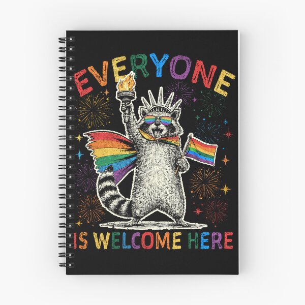 Item preview, LGBT safe space - everyone is welcome here funny Raccoon designed and sold by Ortigzitoun.