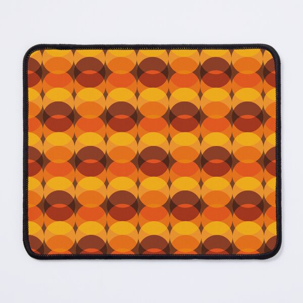 Item preview, Retro vibe geometric - warm brown and orange designed and sold by JMgraphic.