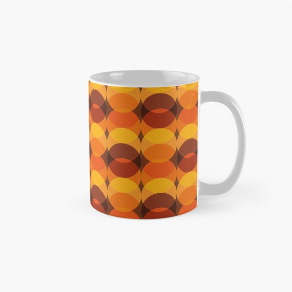 Item preview, Retro vibe geometric - warm brown and orange designed and sold by JMgraphic.