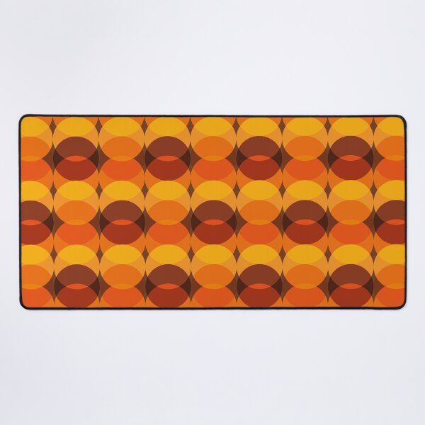 Item preview, Retro vibe geometric - warm brown and orange designed and sold by JMgraphic.