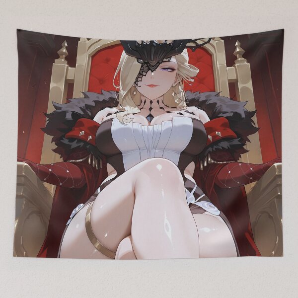 Item preview, Signora Genshin Impact Throne Room Queen In Crimson Palace designed and sold by riadjamai.