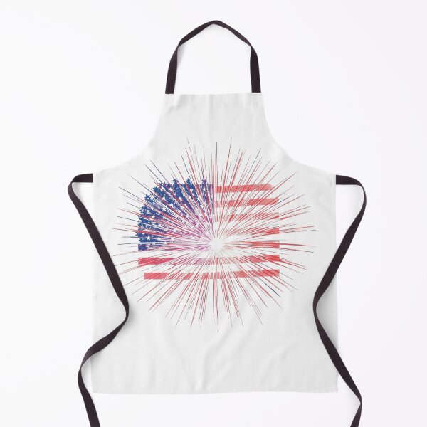 Item preview, Vibrant Fireworks Explosion in Patriotic Colors designed and sold by KapiPrint.