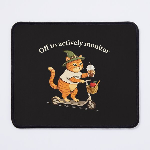 Item preview, Off To Actively Monitor Funny Teacher Cat Test Day Proctor Humor Testing Week designed and sold by kiralynstration.