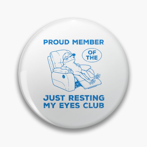 Item preview, Just Resting Eyes Club Frog Lounge designed and sold by wesdesignshop.