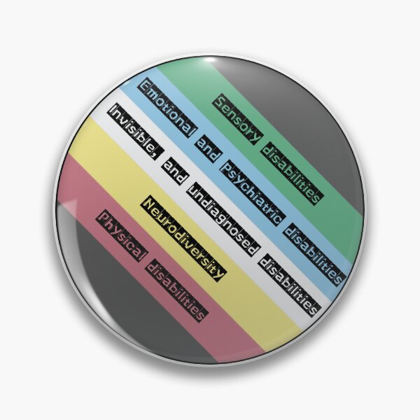 Item preview, Disability pride flag (version 9) designed and sold by Rebecca Tyler-Squires.