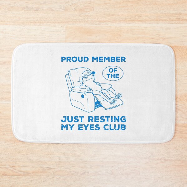 Item preview, Just Resting Eyes Club Frog Lounge designed and sold by wesdesignshop.