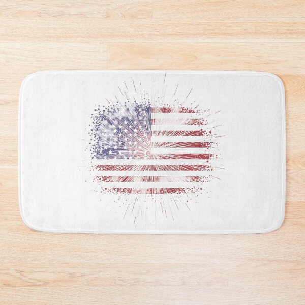 Item preview, Vibrant Fireworks Explosion in Patriotic Colors designed and sold by KapiPrint.