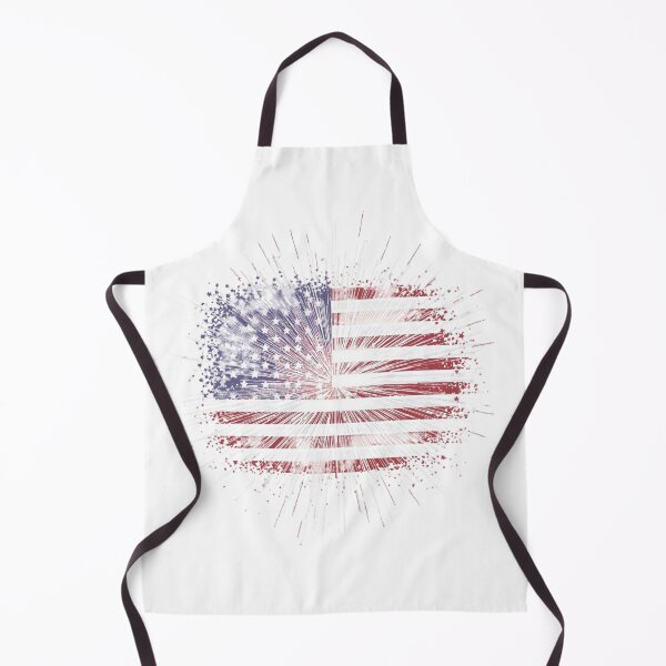 Item preview, Vibrant Fireworks Explosion in Patriotic Colors designed and sold by KapiPrint.