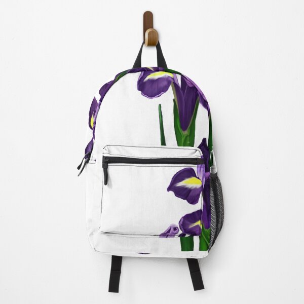 Item preview, Whimsical Hand-Drawn Sword Lily and Iris Botanical Art designed and sold by Niji Hibana.