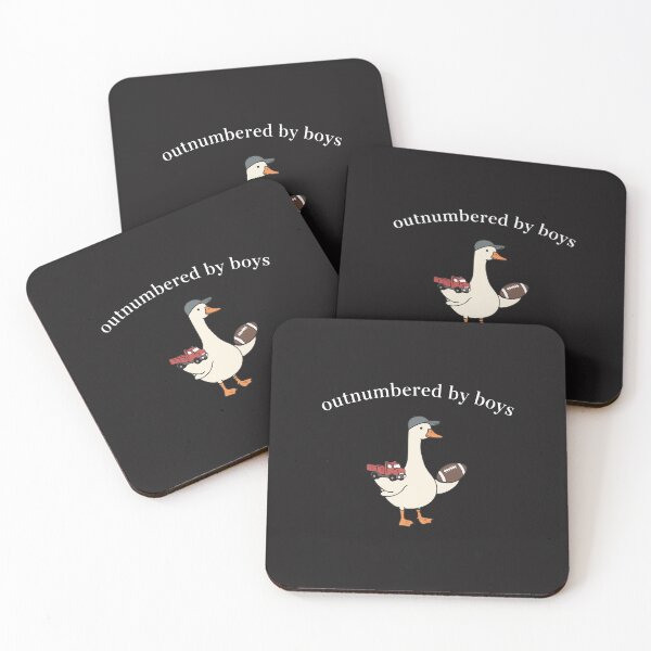 Item preview, Outnumbered By Boys Funny Goose Boy Mom Mothers Day Cute Mama Humor Gift designed and sold by kiralynstration.