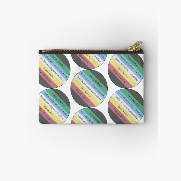 Item preview, Disability pride flag (version 11) designed and sold by Rebecca Tyler-Squires.