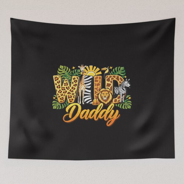 Item preview, Wild Daddy Safari Animals Funny Dad Gift Lion Giraffe Zebra Father Day Jungle designed and sold by kiralynstration.