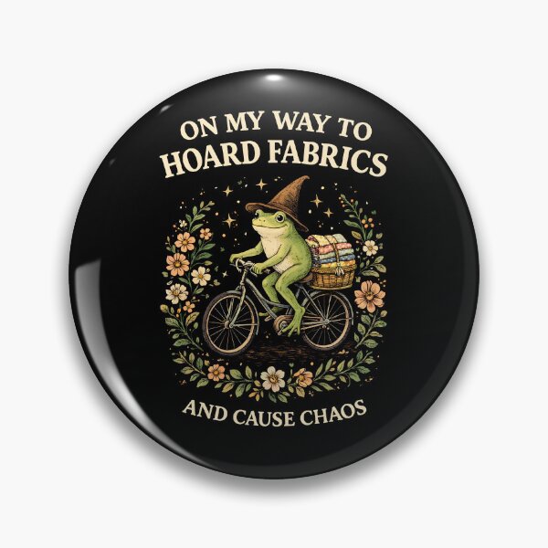 Item preview, On My Way to Hoard Fabrics and Cause Chaos designed and sold by zoes-ink.