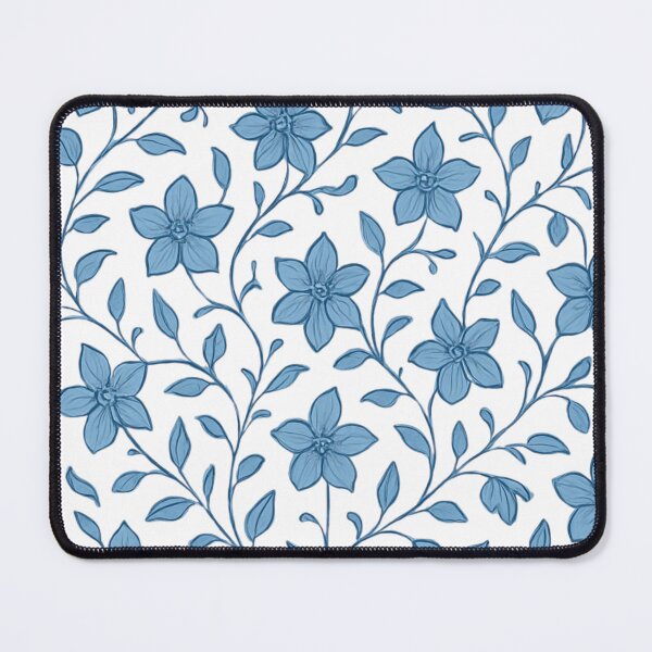 Item preview,  Blue Clemantis pattern designed and sold by uunaa.