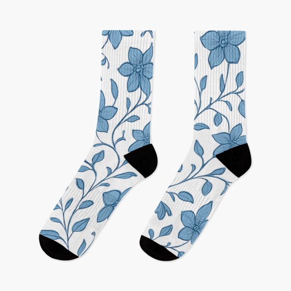 Item preview,  Blue Clemantis pattern designed and sold by uunaa.