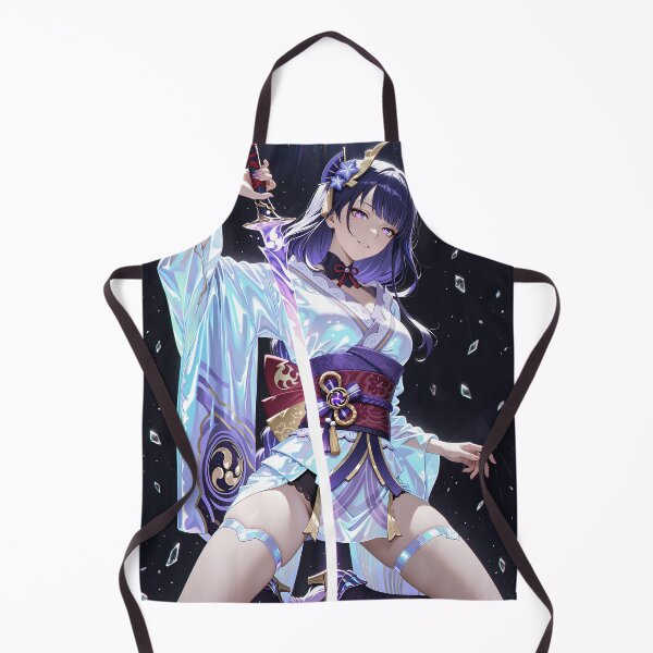 Item preview, Raiden Shogun Genshin Impact Moonlight Sparkles Ethereal Portrait designed and sold by riadjamai.