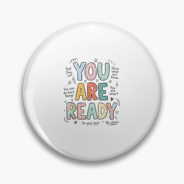 Item preview, You Are Ready Test Day Motivation Teacher Student Testing Week School Encouragement designed and sold by kiralynstration.
