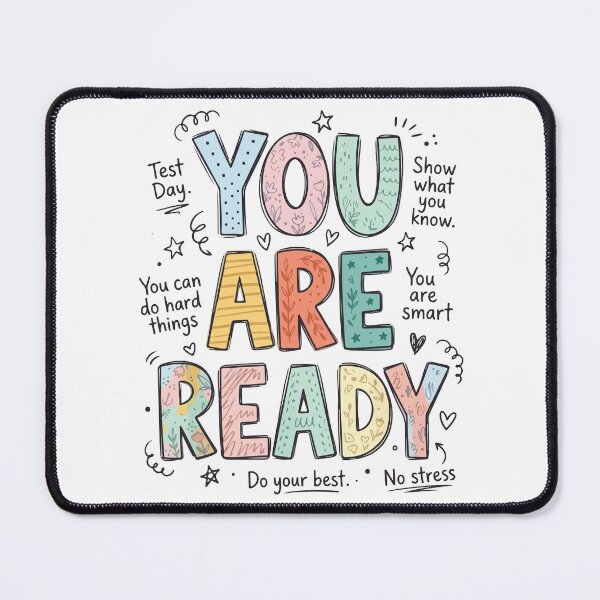 Item preview, You Are Ready Test Day Motivation Teacher Student Testing Week School Encouragement designed and sold by kiralynstration.