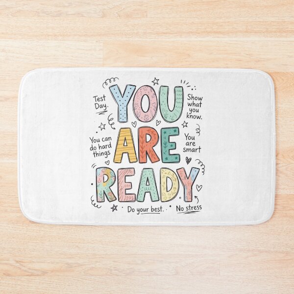 Item preview, You Are Ready Test Day Motivation Teacher Student Testing Week School Encouragement designed and sold by kiralynstration.