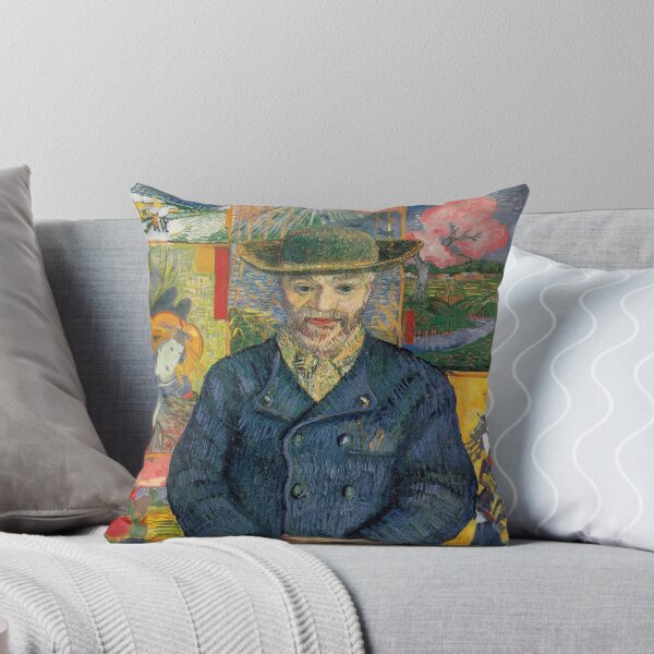 Item preview, Portrait of Père Tanguy by Vincent van Gogh: Japonisme Post-Impressionist Portrait Print designed and sold by artofuniverse.