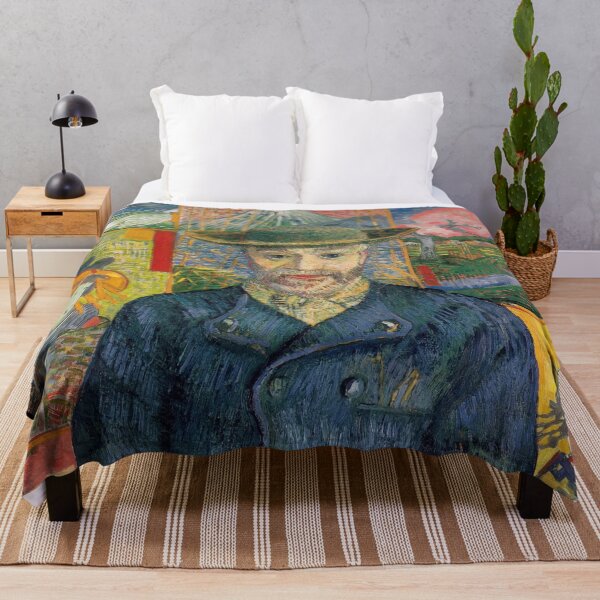 Item preview, Portrait of Père Tanguy by Vincent van Gogh: Japonisme Post-Impressionist Portrait Print designed and sold by artofuniverse.