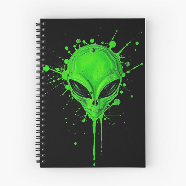 Item preview, Splattered Paint - Green Alien Head designed and sold by Express210.