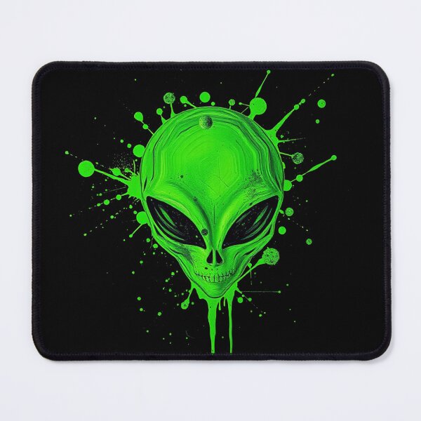Item preview, Splattered Paint - Green Alien Head designed and sold by Express210.