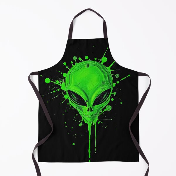 Item preview, Splattered Paint - Green Alien Head designed and sold by Express210.