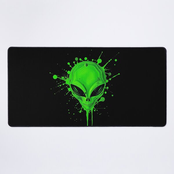 Item preview, Splattered Paint - Green Alien Head designed and sold by Express210.