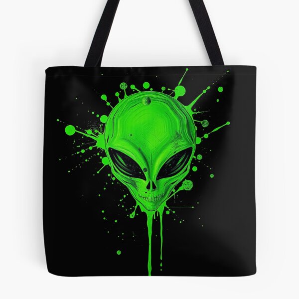 Item preview, Splattered Paint - Green Alien Head designed and sold by Express210.