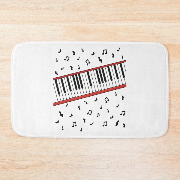 Item preview, Piano Keyboard Music Notes Aesthetic Music Lover Pianist Instrument Design designed and sold by kiralynstration.