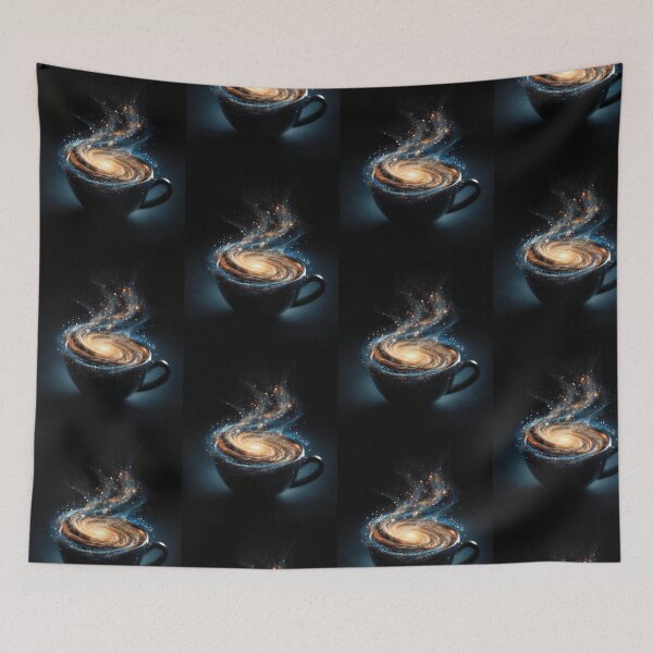 Item preview, A magical coffee cup infused with the aroma of tiny swirling galaxies and stellar dust particles. designed and sold by khemjiraphoto.
