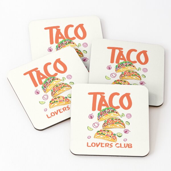Item preview, Taco Lovers Club Retro Mexican Street Food designed and sold by MaiZephyr.