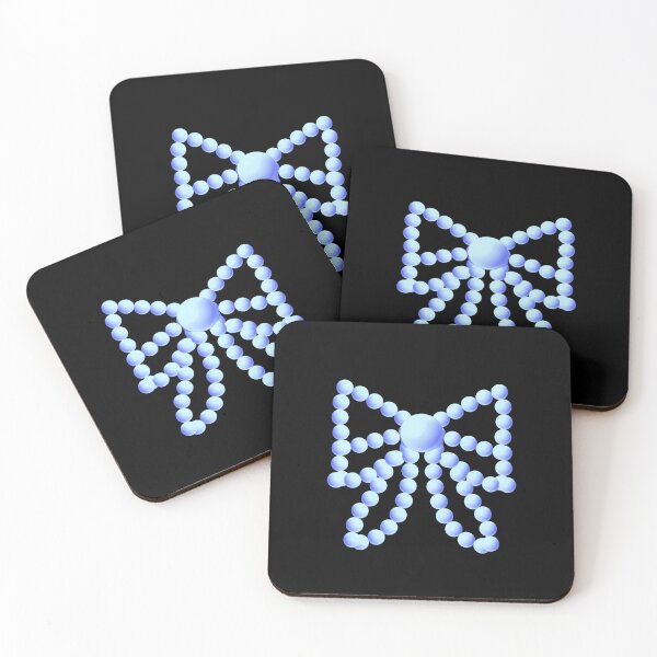 Item preview, Diseño de lazo con cuentas azul hielo designed and sold by RiyanaStudio.