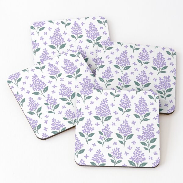 Item preview, Purple lilac flowers pattern designed and sold by uunaa.