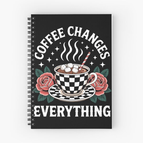 Item preview, Coffee Changes Everything checkered cup Coffee Roses designed and sold by TrinaEspinoza.