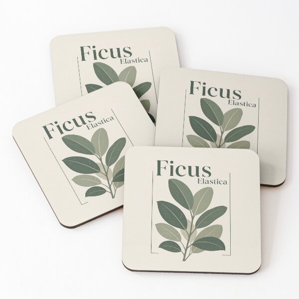 Item preview, Ficus Elastica Minimalist Botanical Poster Aesthetic Plant Design designed and sold by SoftMuse Designs.