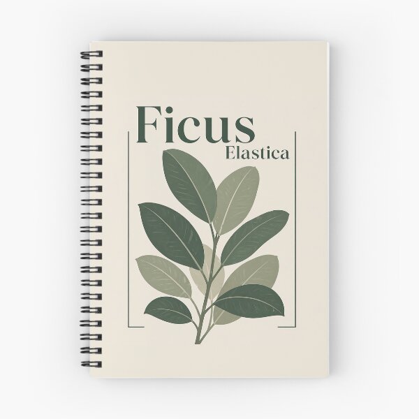 Item preview, Ficus Elastica Minimalist Botanical Poster Aesthetic Plant Design designed and sold by SoftMuse Designs.