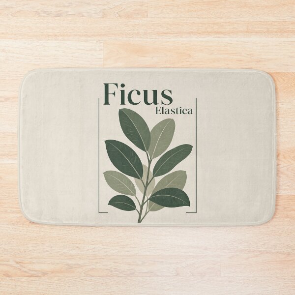 Item preview, Ficus Elastica Minimalist Botanical Poster Aesthetic Plant Design designed and sold by SoftMuse Designs.
