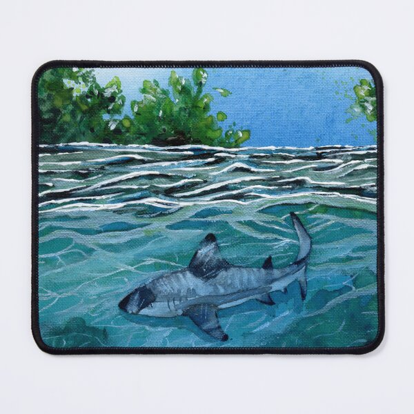 Item preview, Serene Shallows - Blacktip Reef Shark - Original Watercolour designed and sold by Cass Harker Studio.