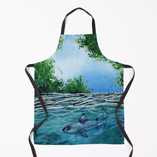 Item preview, Serene Shallows - Blacktip Reef Shark - Original Watercolour designed and sold by Cass Harker Studio.