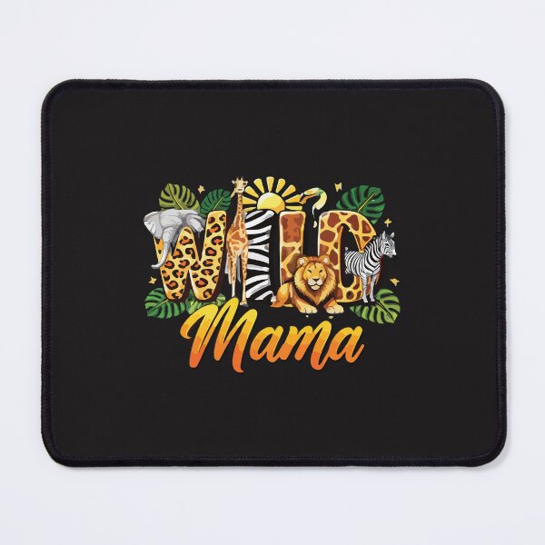 Item preview, Wild Mama Safari Animals Funny Mom Gift Mothers Day Jungle Lion Giraffe Zebra designed and sold by kiralynstration.