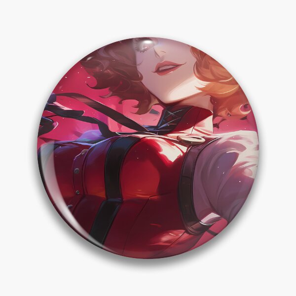 Item preview, Haru Okumura Persona 5 Red Elegant Dramatic Style designed and sold by riadjamai.