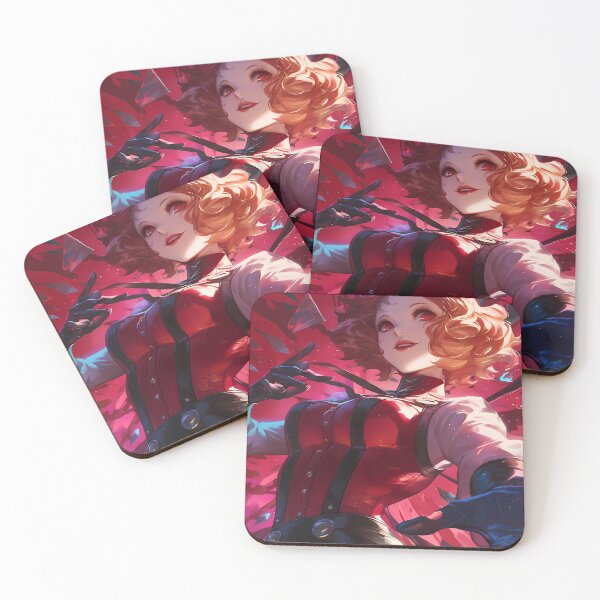Item preview, Haru Okumura Persona 5 Red Elegant Dramatic Style designed and sold by riadjamai.