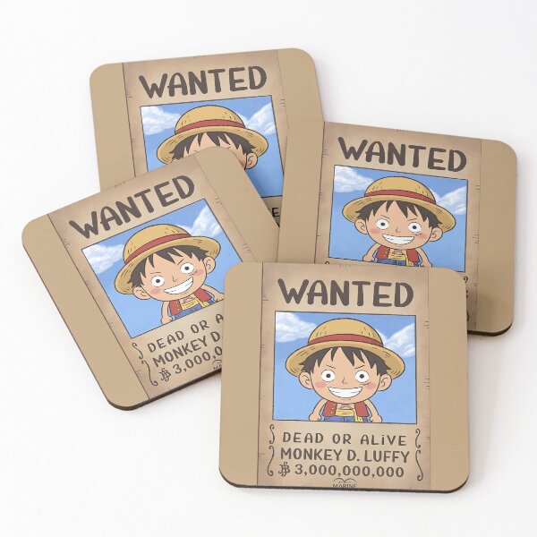 Item preview, Luffy Cute Wanted Poster designed and sold by empty25.