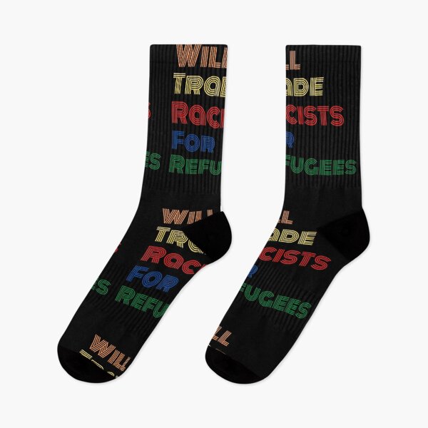 Item preview, Will Trade Racists For Refugees designed and sold by Flags  And co.