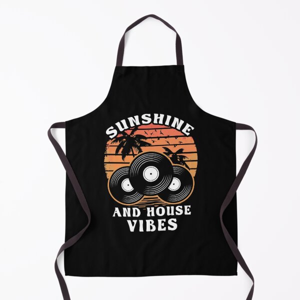 Item preview, Sunshine and House Vibes - Retro Vintage Vinyl Record Sunset Palm Trees designed and sold by Dmetalx Art Apparel.