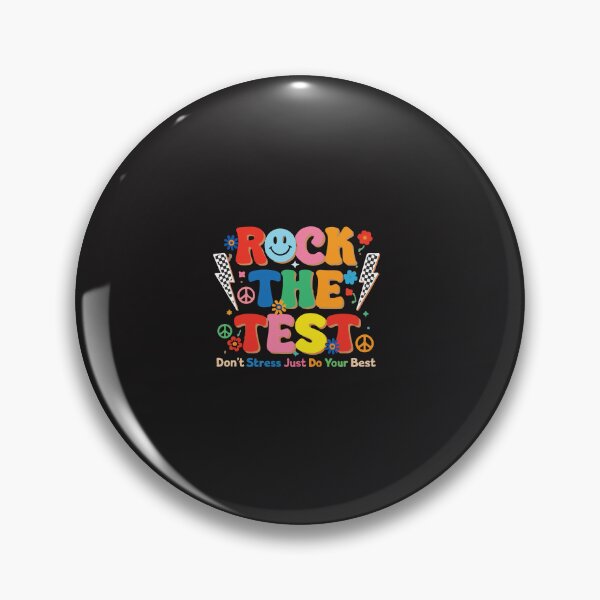 Item preview, Rock The Test Just Do Your Best Test Day Motivation Student Teacher Exam Week designed and sold by kiralynstration.