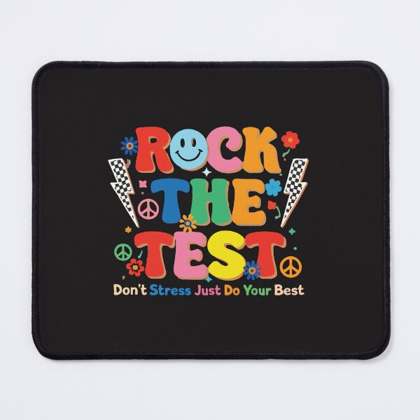 Item preview, Rock The Test Just Do Your Best Test Day Motivation Student Teacher Exam Week designed and sold by kiralynstration.
