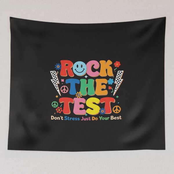 Item preview, Rock The Test Just Do Your Best Test Day Motivation Student Teacher Exam Week designed and sold by kiralynstration.